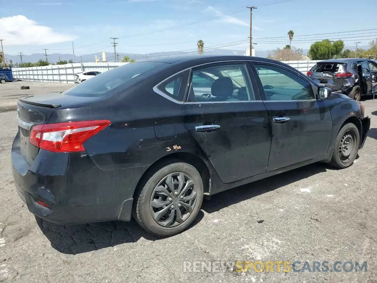 3 Photograph of a damaged car 3N1AB7AP7KY224364 NISSAN SENTRA 2019