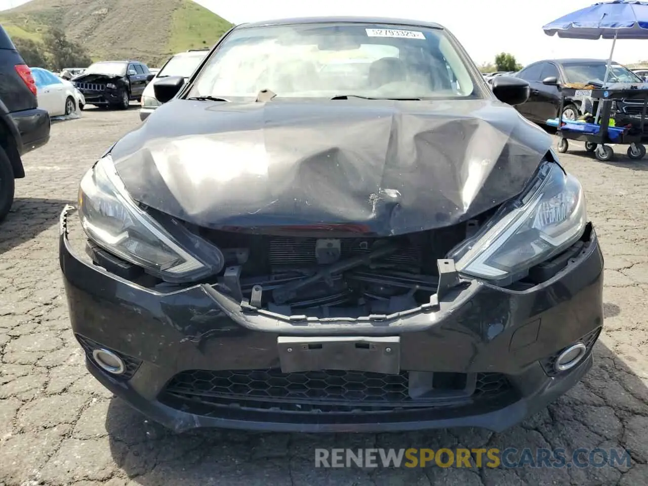 5 Photograph of a damaged car 3N1AB7AP7KY224364 NISSAN SENTRA 2019