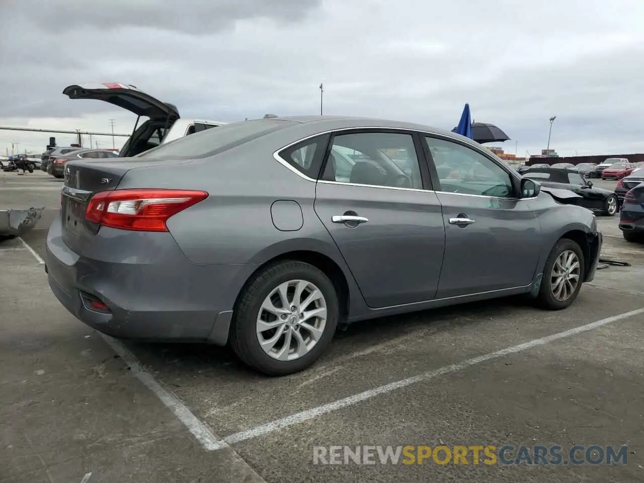 3 Photograph of a damaged car 3N1AB7AP7KY233842 NISSAN SENTRA 2019