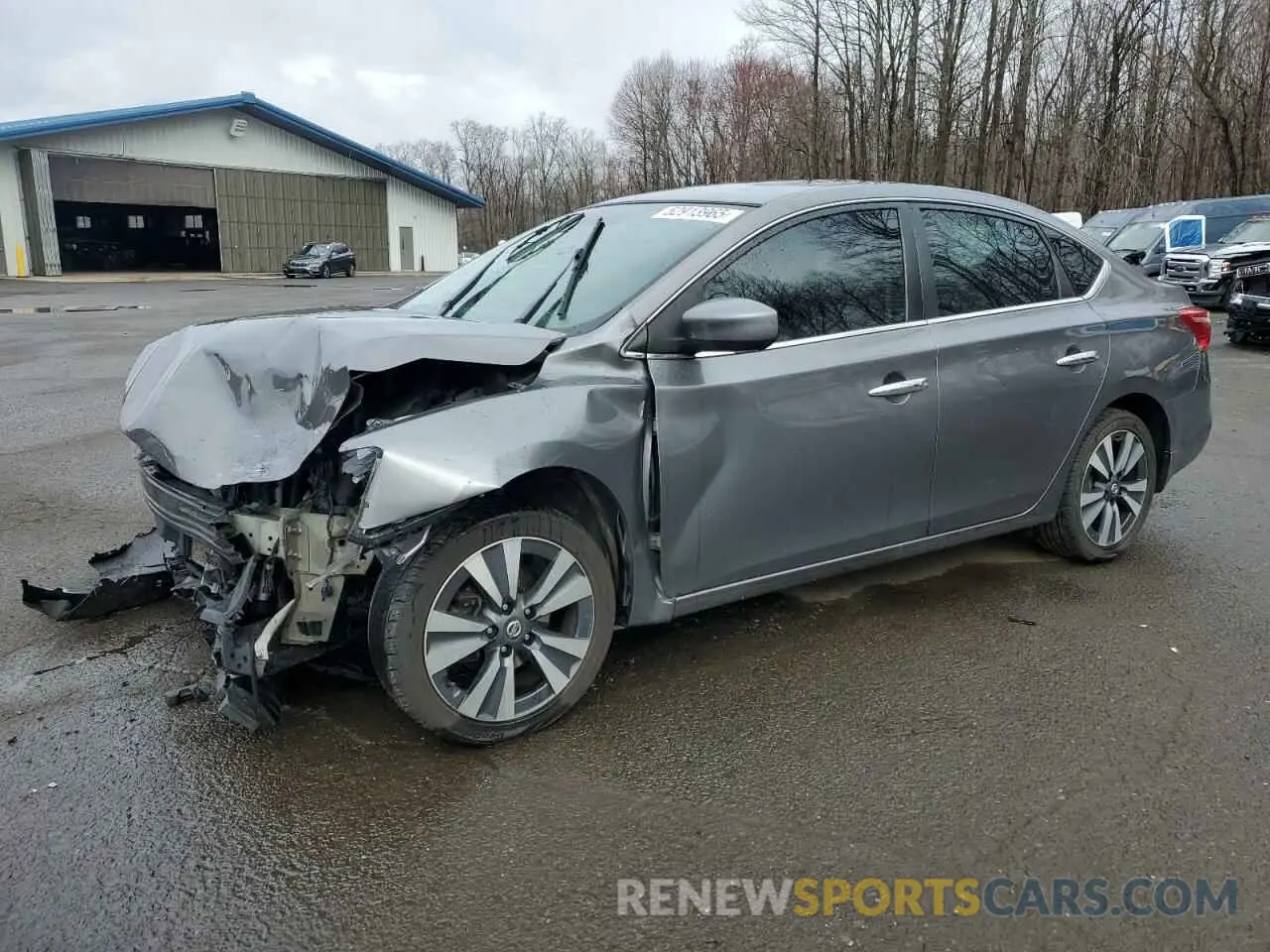 1 Photograph of a damaged car 3N1AB7AP7KY236241 NISSAN SENTRA 2019