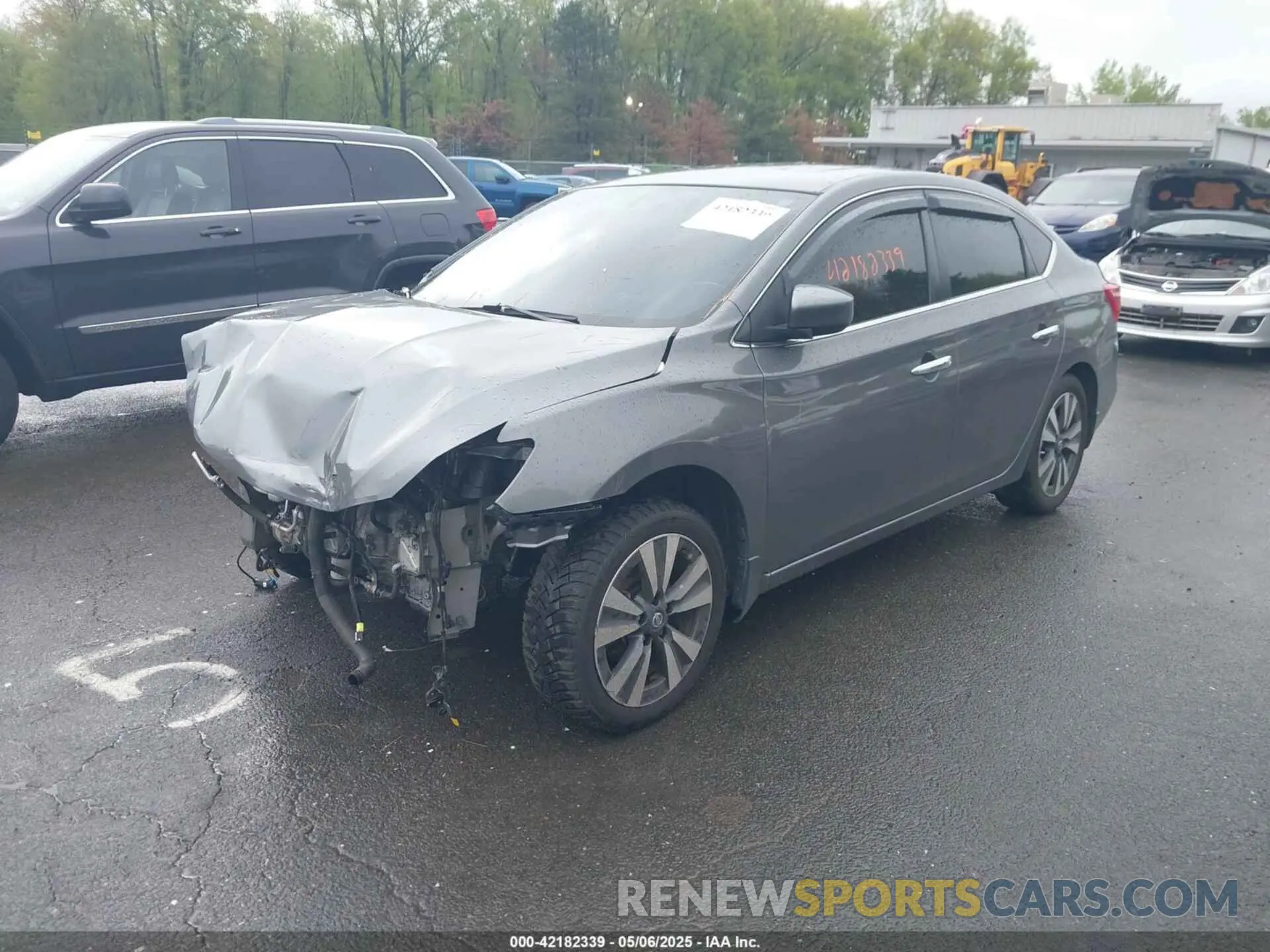 2 Photograph of a damaged car 3N1AB7AP7KY238779 NISSAN SENTRA 2019