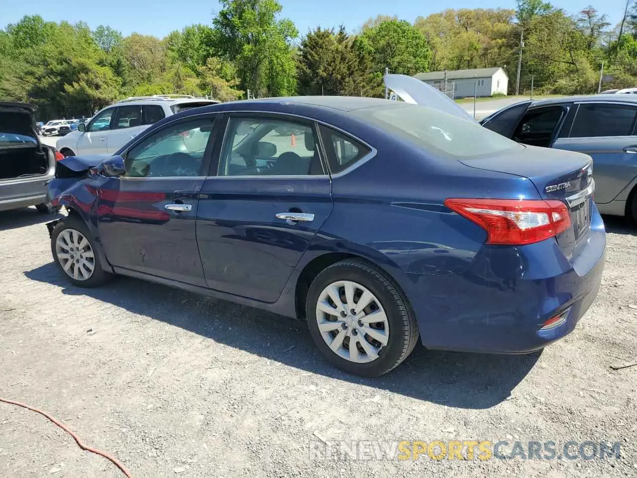 2 Photograph of a damaged car 3N1AB7AP7KY245490 NISSAN SENTRA 2019