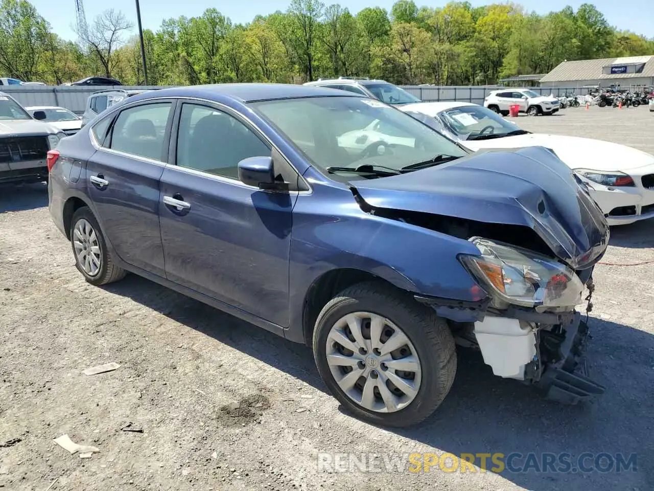 4 Photograph of a damaged car 3N1AB7AP7KY245490 NISSAN SENTRA 2019