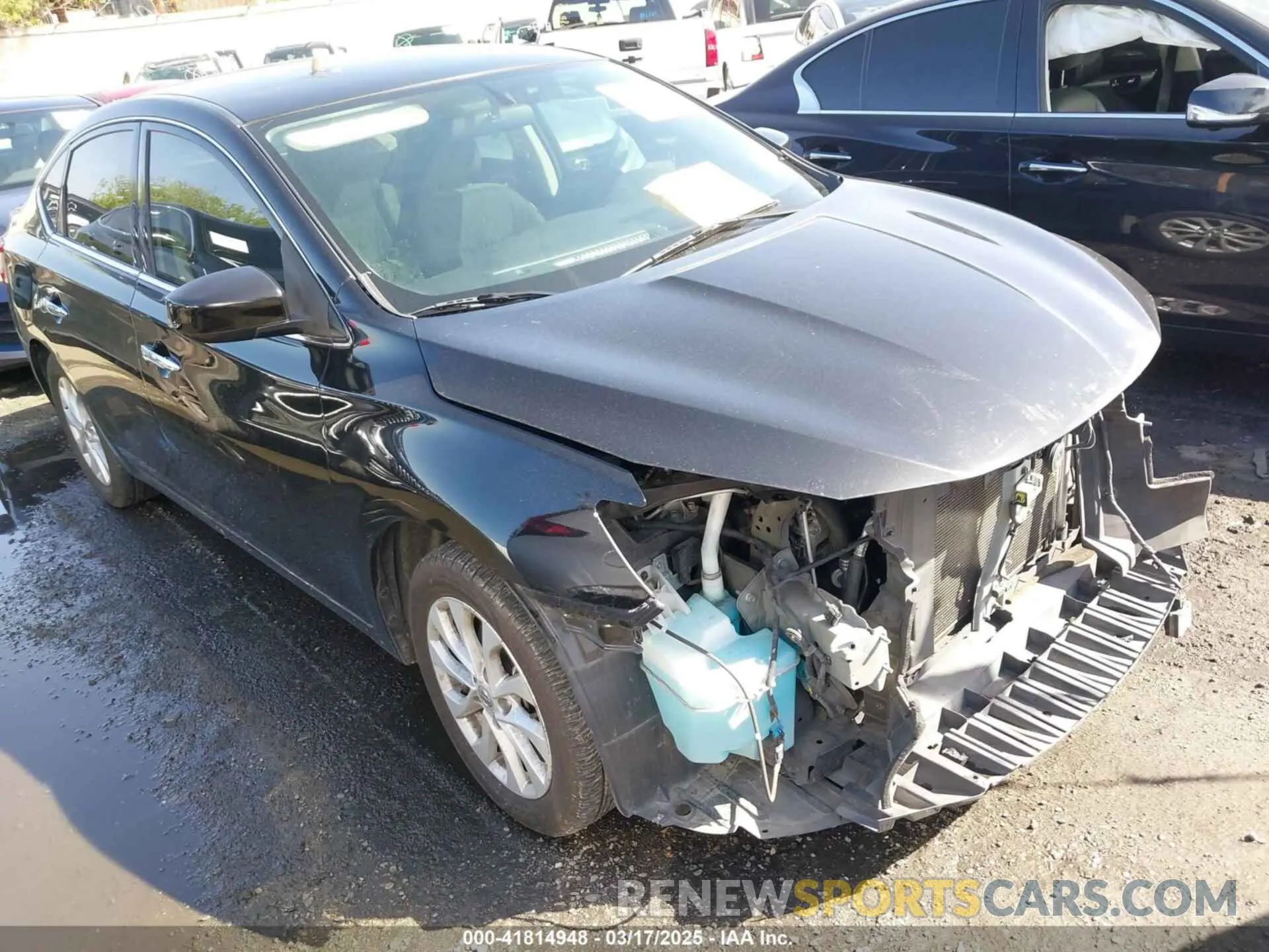 1 Photograph of a damaged car 3N1AB7AP7KY247160 NISSAN SENTRA 2019