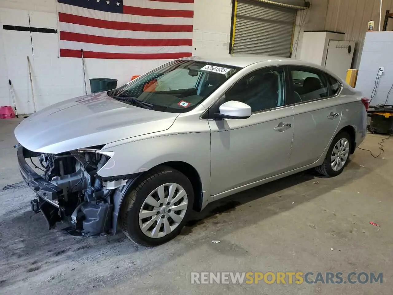 1 Photograph of a damaged car 3N1AB7AP7KY250723 NISSAN SENTRA 2019