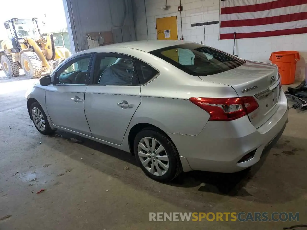 2 Photograph of a damaged car 3N1AB7AP7KY250723 NISSAN SENTRA 2019