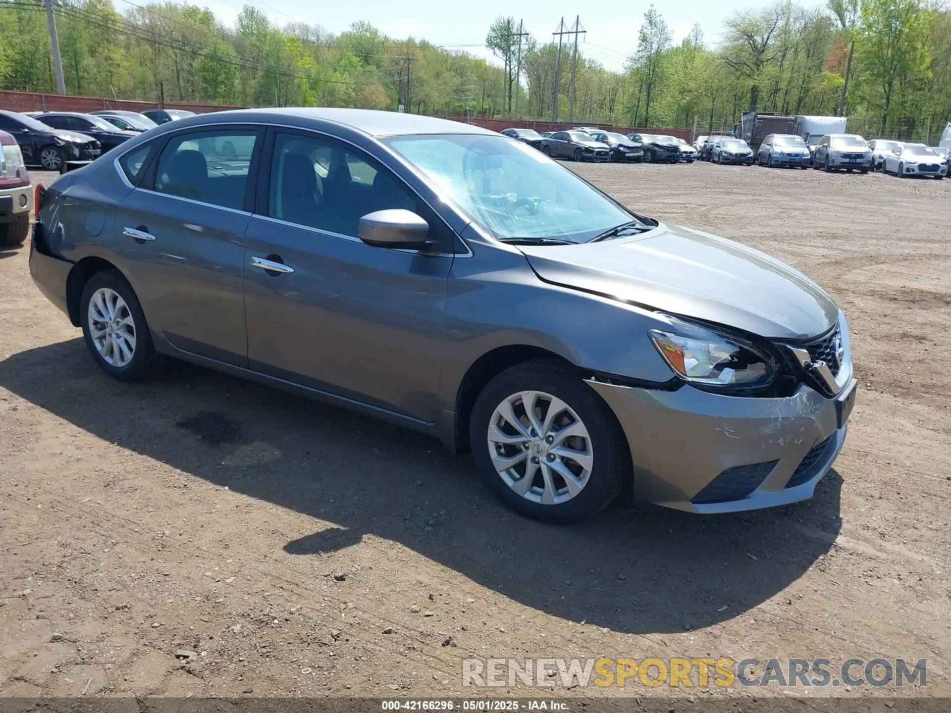 1 Photograph of a damaged car 3N1AB7AP7KY255226 NISSAN SENTRA 2019