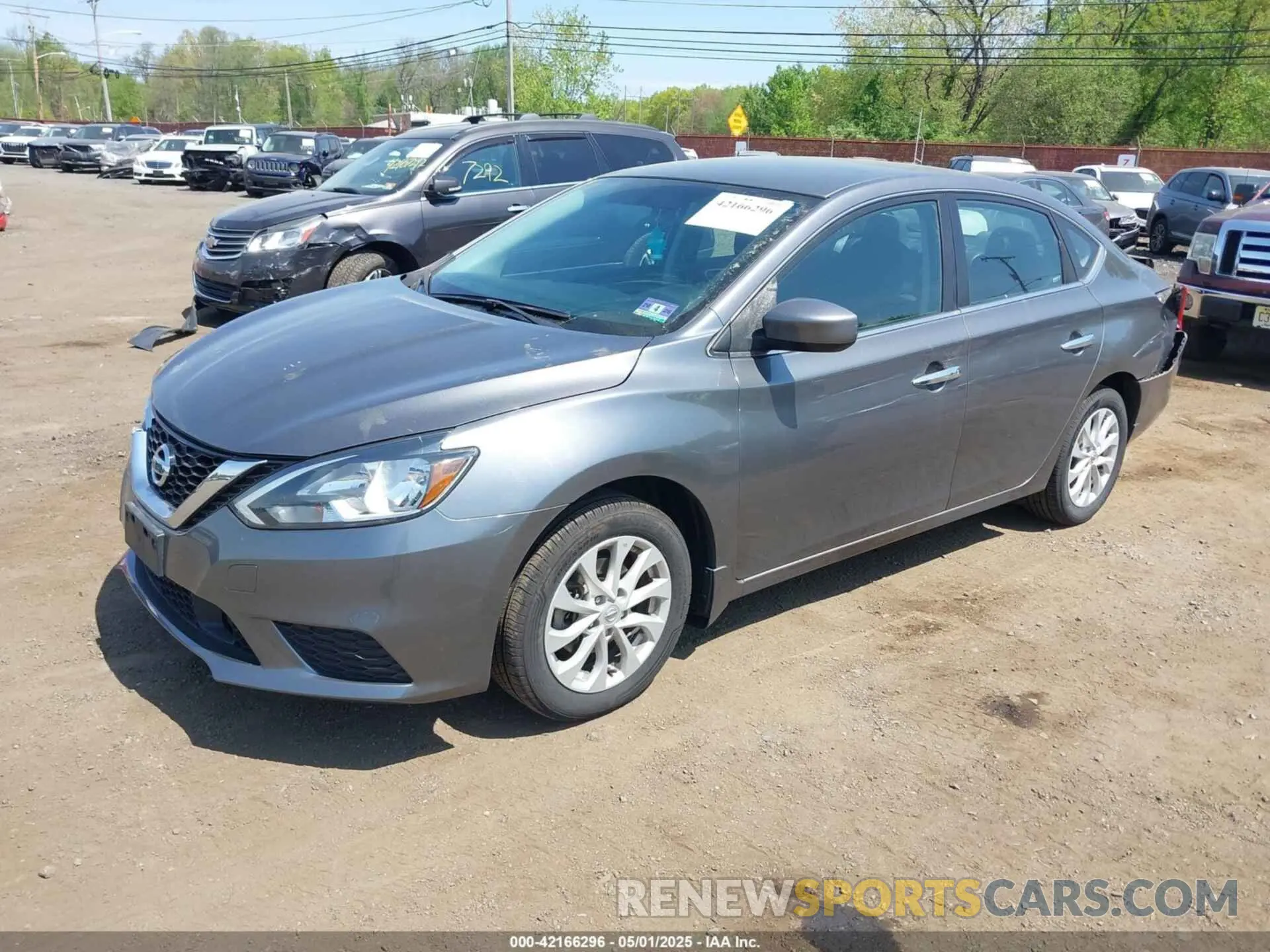 2 Photograph of a damaged car 3N1AB7AP7KY255226 NISSAN SENTRA 2019