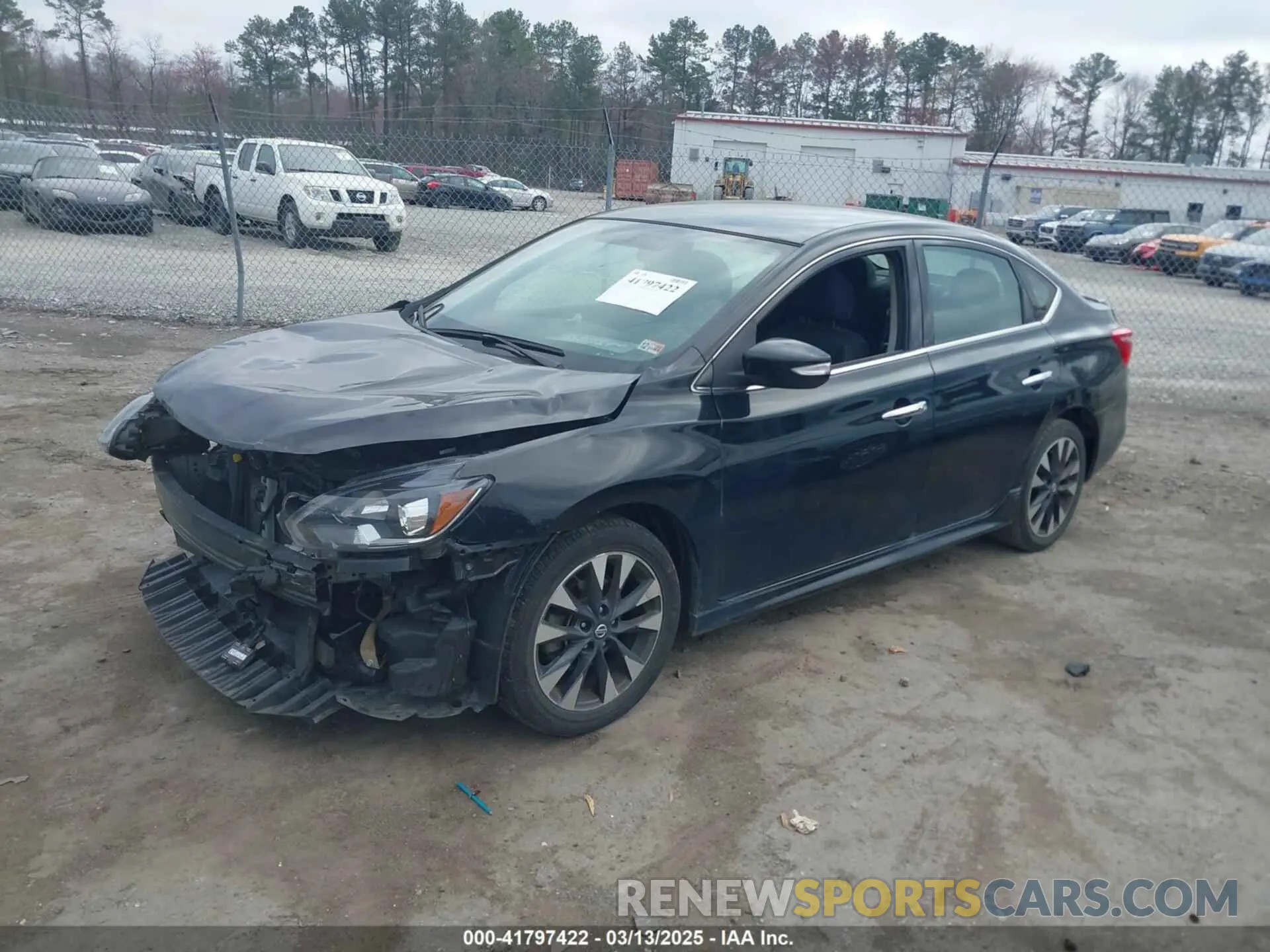 2 Photograph of a damaged car 3N1AB7AP7KY257655 NISSAN SENTRA 2019