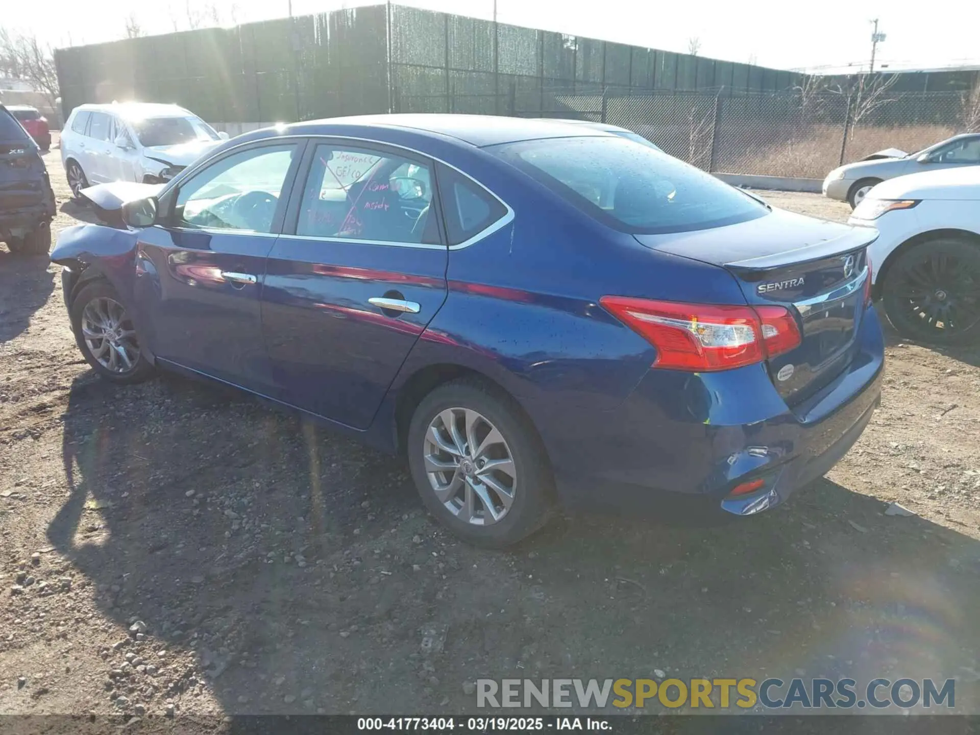 3 Photograph of a damaged car 3N1AB7AP7KY258028 NISSAN SENTRA 2019