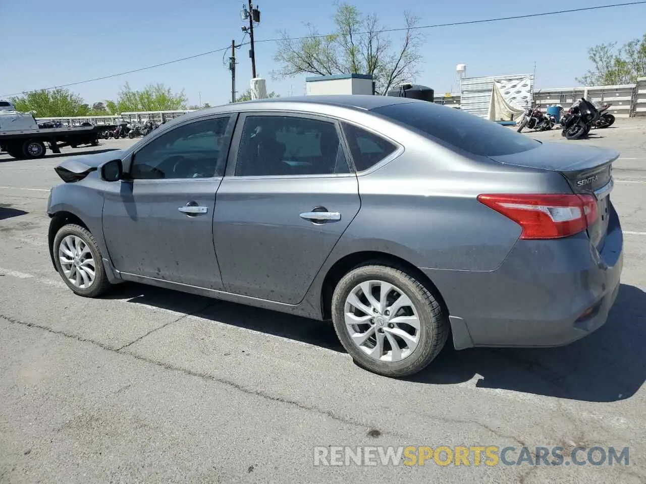 2 Photograph of a damaged car 3N1AB7AP7KY258630 NISSAN SENTRA 2019