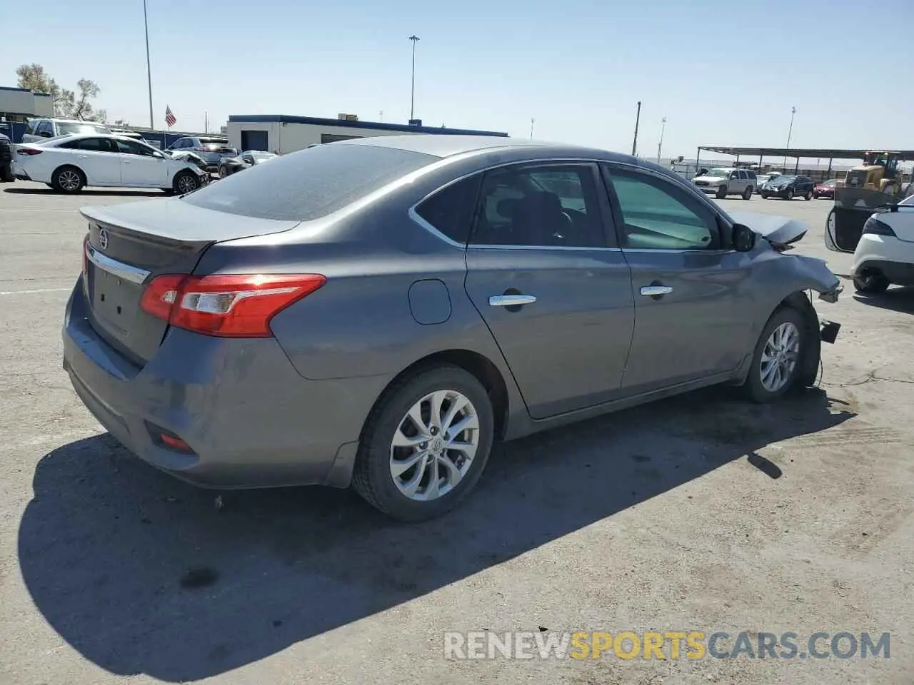 3 Photograph of a damaged car 3N1AB7AP7KY258630 NISSAN SENTRA 2019