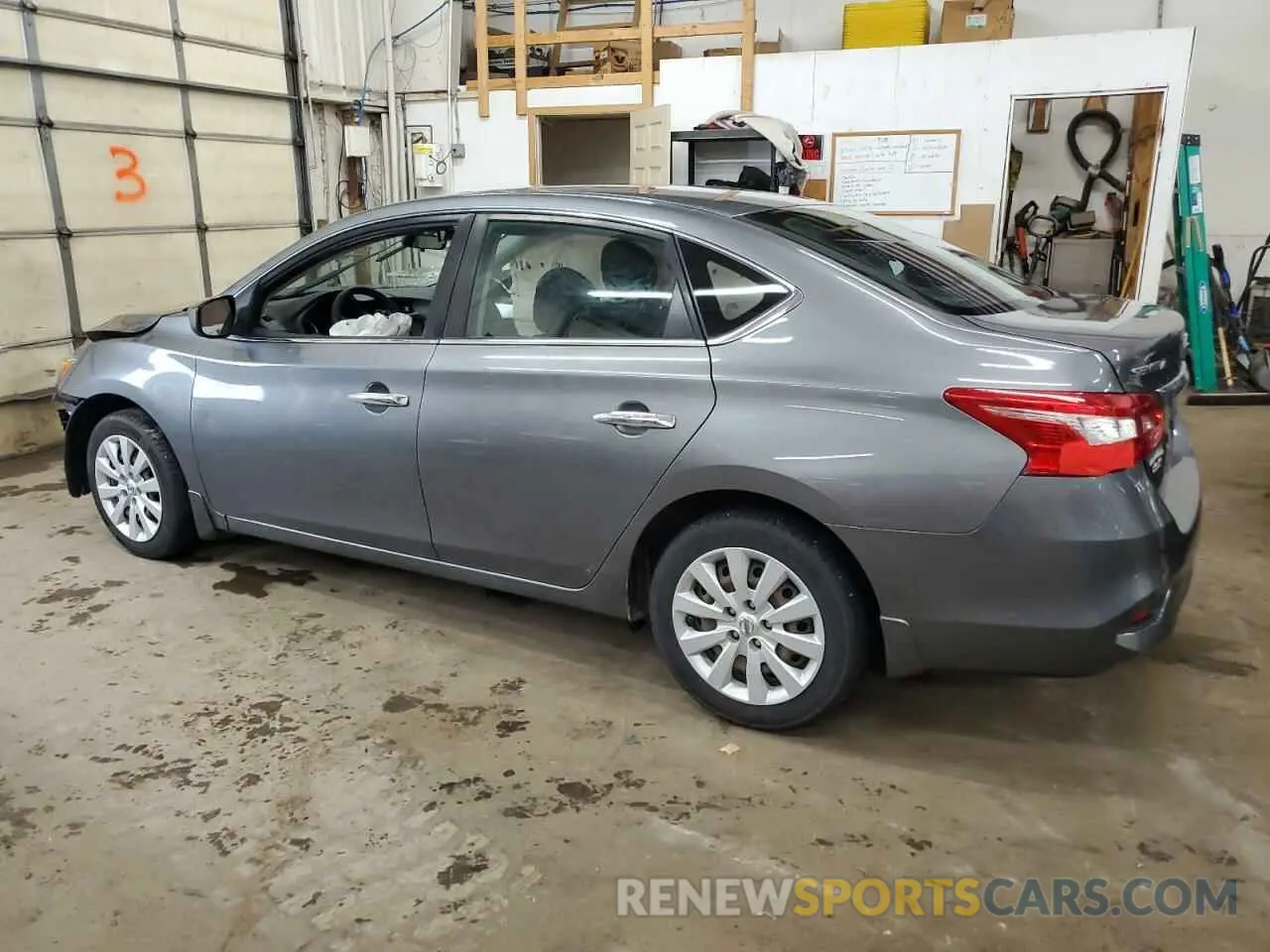 2 Photograph of a damaged car 3N1AB7AP7KY259308 NISSAN SENTRA 2019