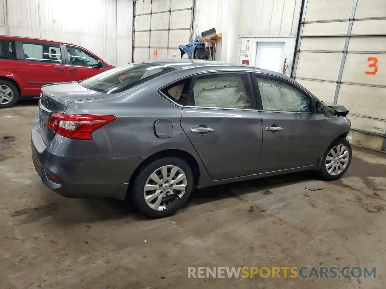 3 Photograph of a damaged car 3N1AB7AP7KY259308 NISSAN SENTRA 2019