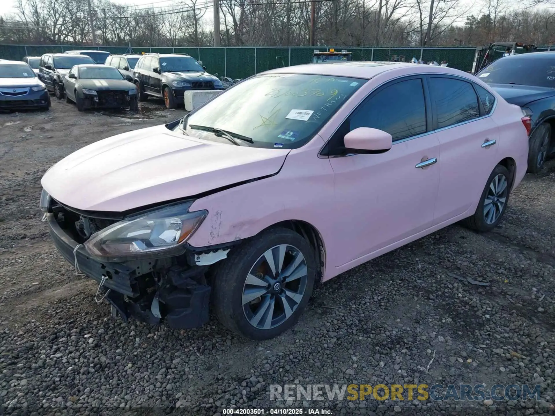 2 Photograph of a damaged car 3N1AB7AP7KY260992 NISSAN SENTRA 2019