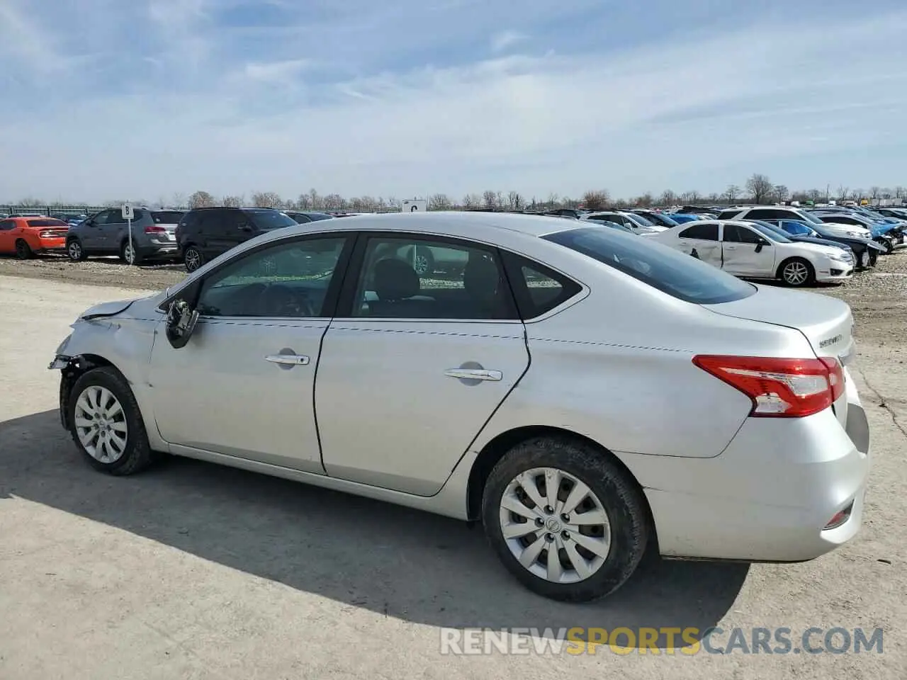 2 Photograph of a damaged car 3N1AB7AP7KY267375 NISSAN SENTRA 2019