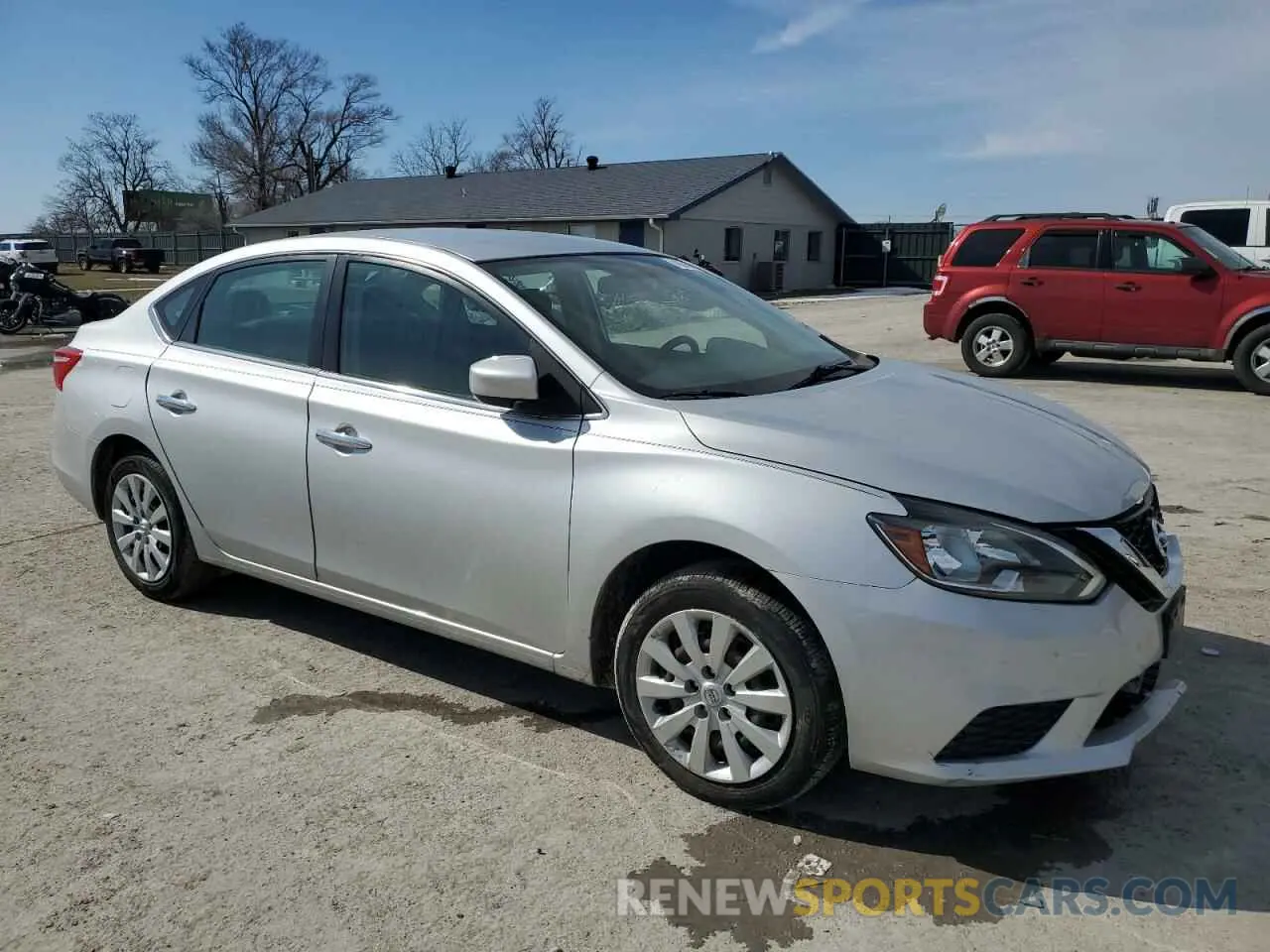 4 Photograph of a damaged car 3N1AB7AP7KY267375 NISSAN SENTRA 2019