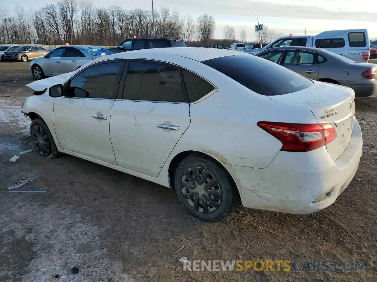 2 Photograph of a damaged car 3N1AB7AP7KY267859 NISSAN SENTRA 2019