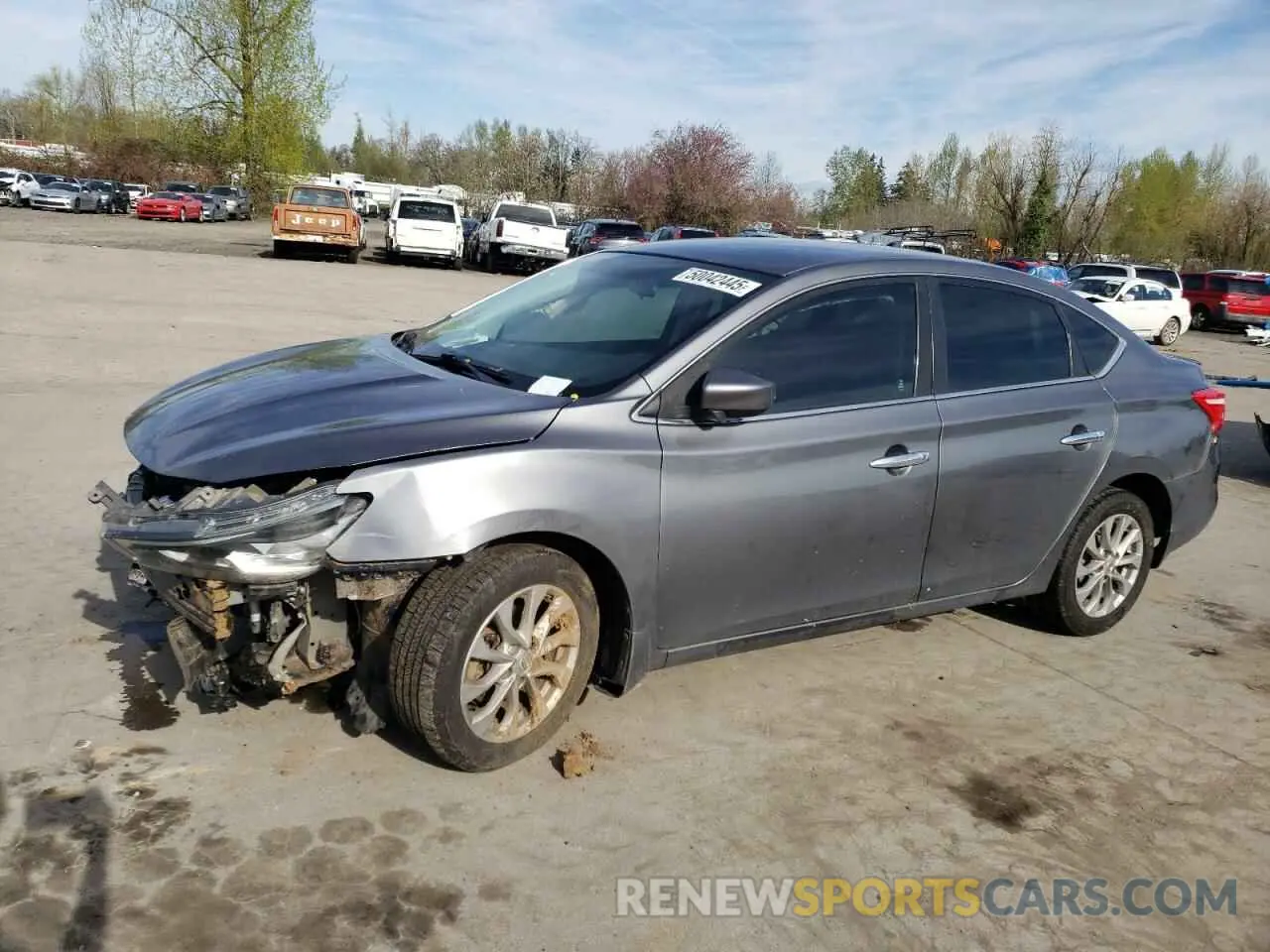 1 Photograph of a damaged car 3N1AB7AP7KY269188 NISSAN SENTRA 2019