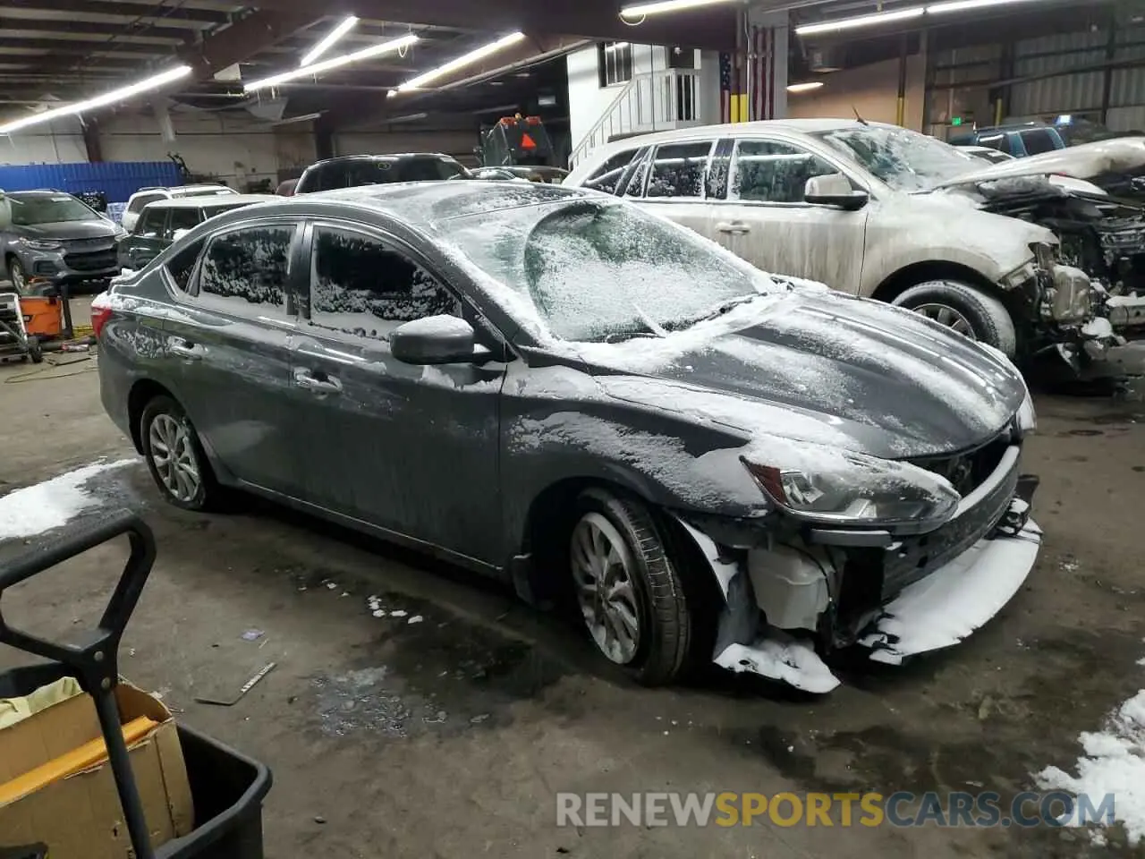 4 Photograph of a damaged car 3N1AB7AP7KY271992 NISSAN SENTRA 2019