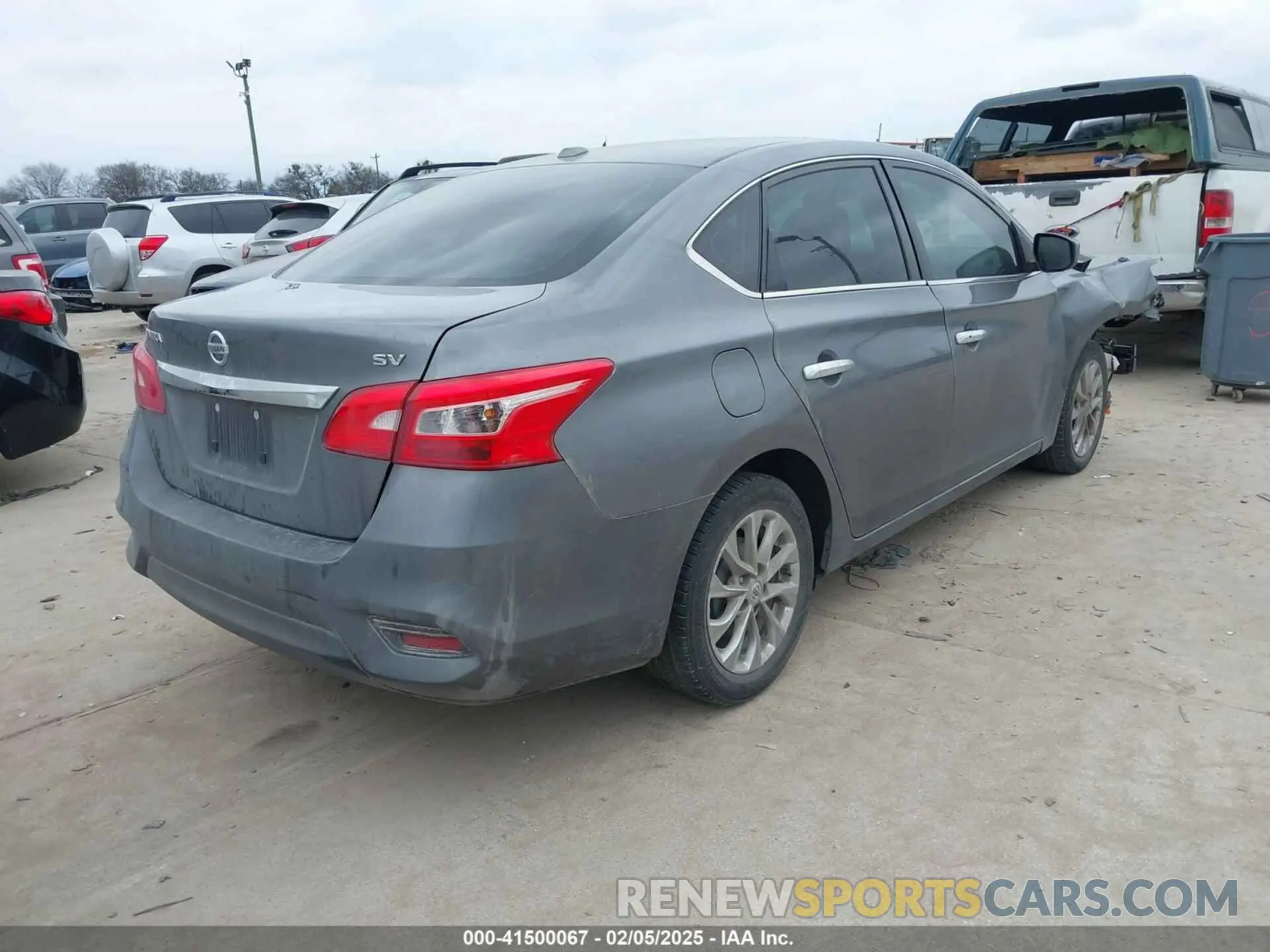 4 Photograph of a damaged car 3N1AB7AP7KY277386 NISSAN SENTRA 2019