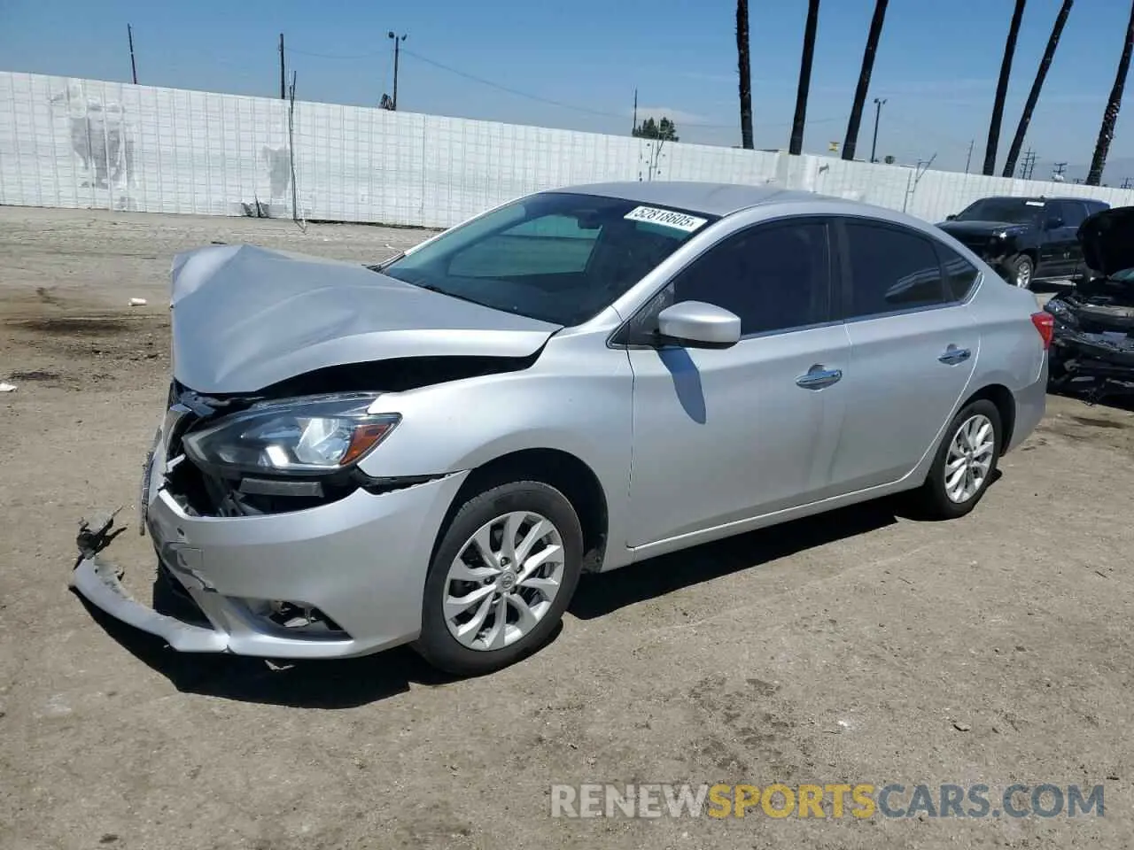 1 Photograph of a damaged car 3N1AB7AP7KY279879 NISSAN SENTRA 2019