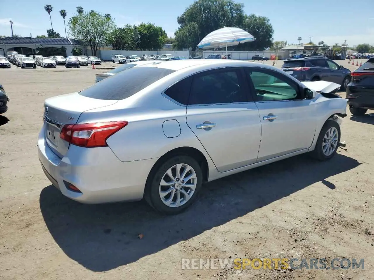 3 Photograph of a damaged car 3N1AB7AP7KY279879 NISSAN SENTRA 2019