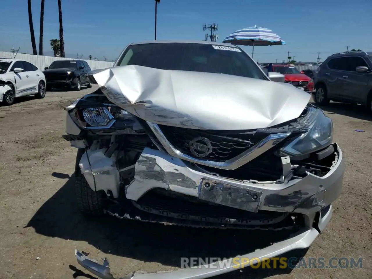 5 Photograph of a damaged car 3N1AB7AP7KY279879 NISSAN SENTRA 2019