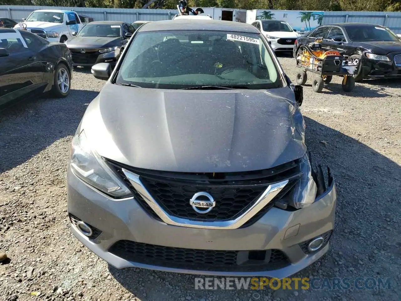 5 Photograph of a damaged car 3N1AB7AP7KY280496 NISSAN SENTRA 2019