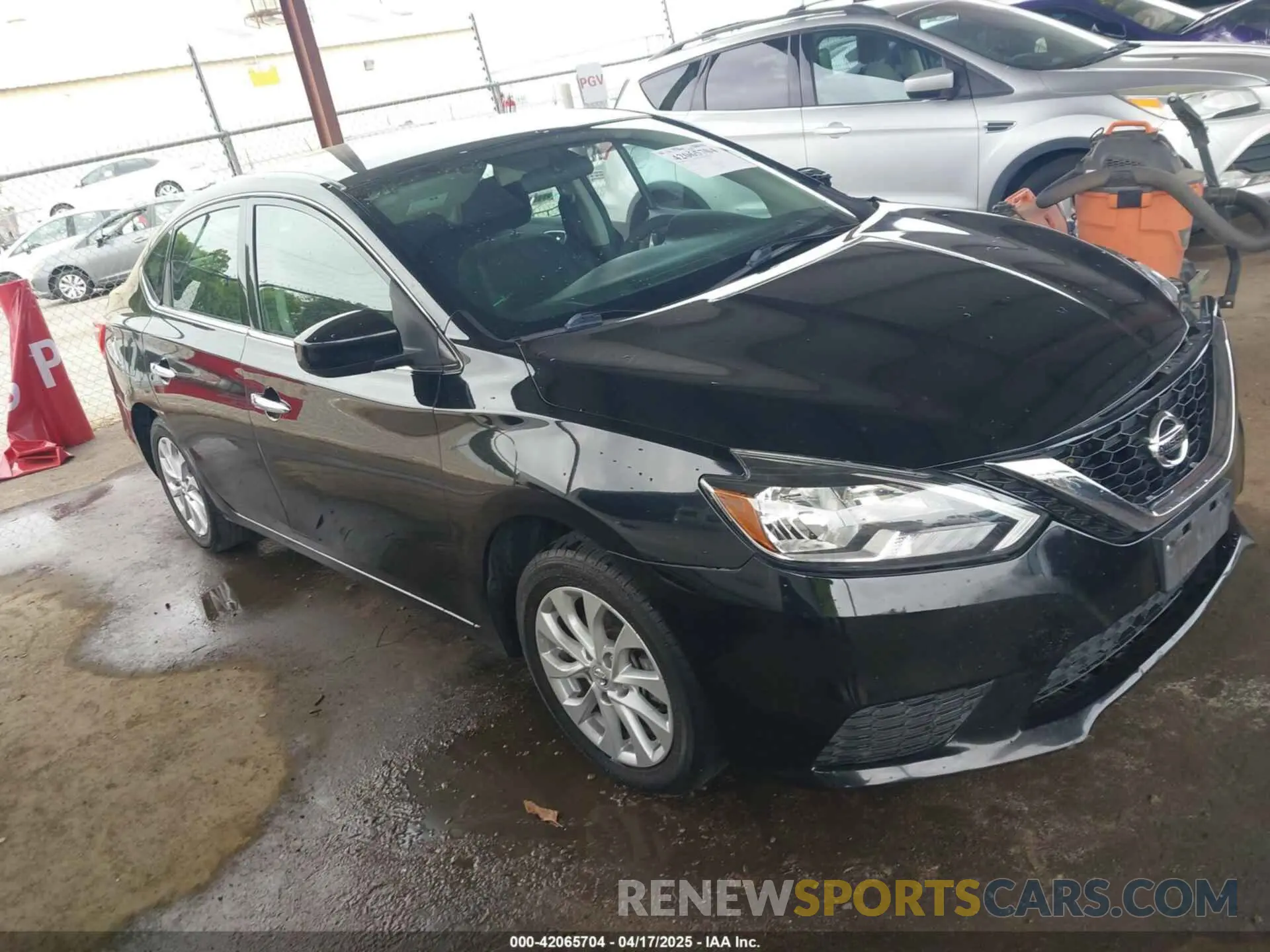 1 Photograph of a damaged car 3N1AB7AP7KY287416 NISSAN SENTRA 2019