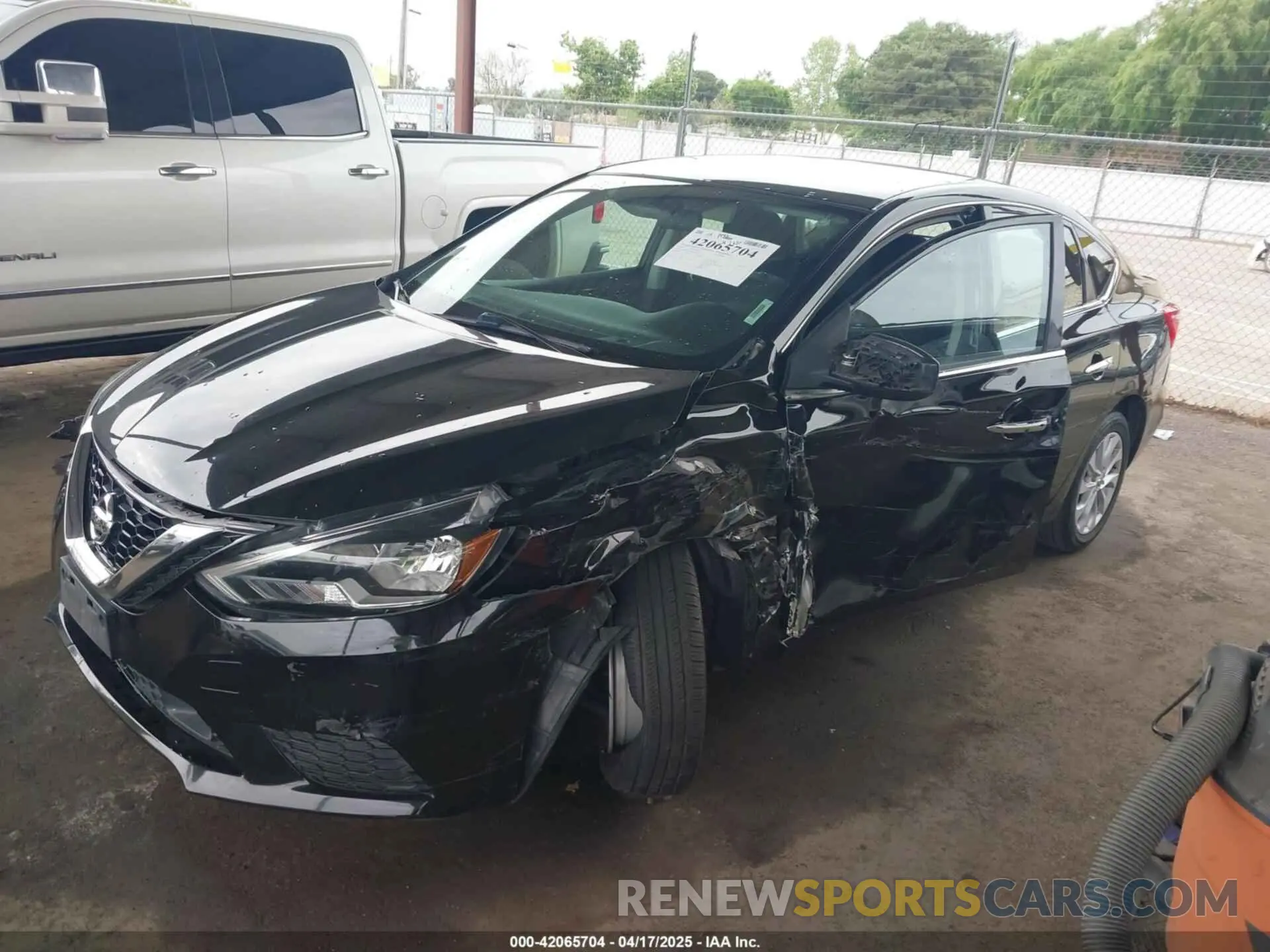 2 Photograph of a damaged car 3N1AB7AP7KY287416 NISSAN SENTRA 2019