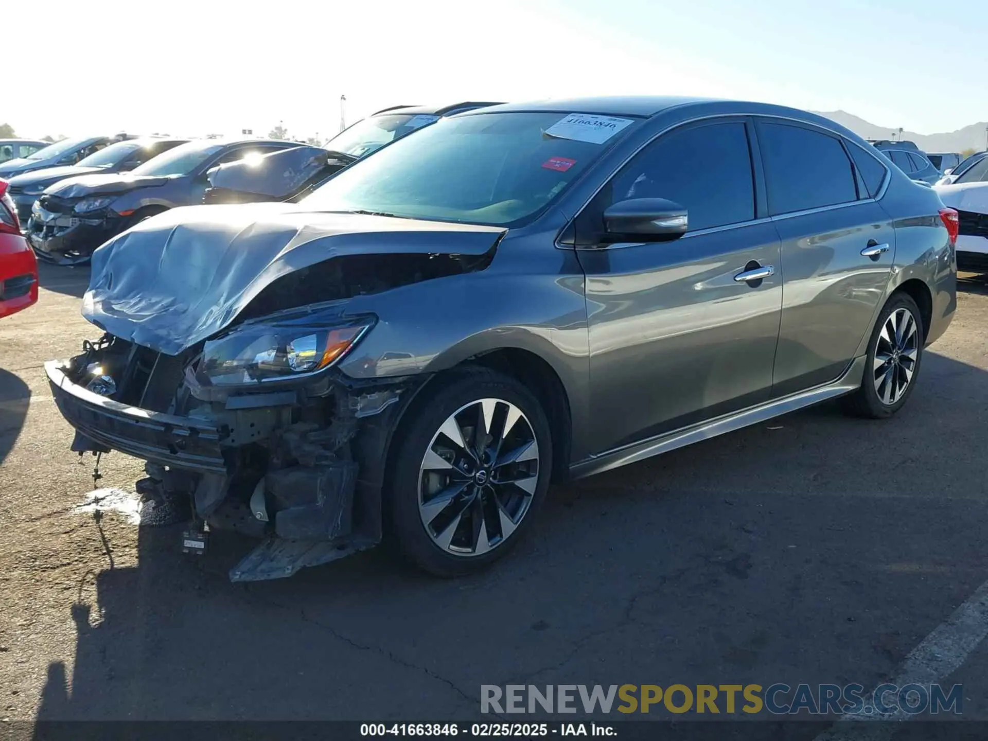 2 Photograph of a damaged car 3N1AB7AP7KY288792 NISSAN SENTRA 2019