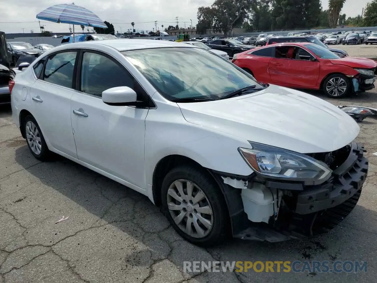 4 Photograph of a damaged car 3N1AB7AP7KY289067 NISSAN SENTRA 2019