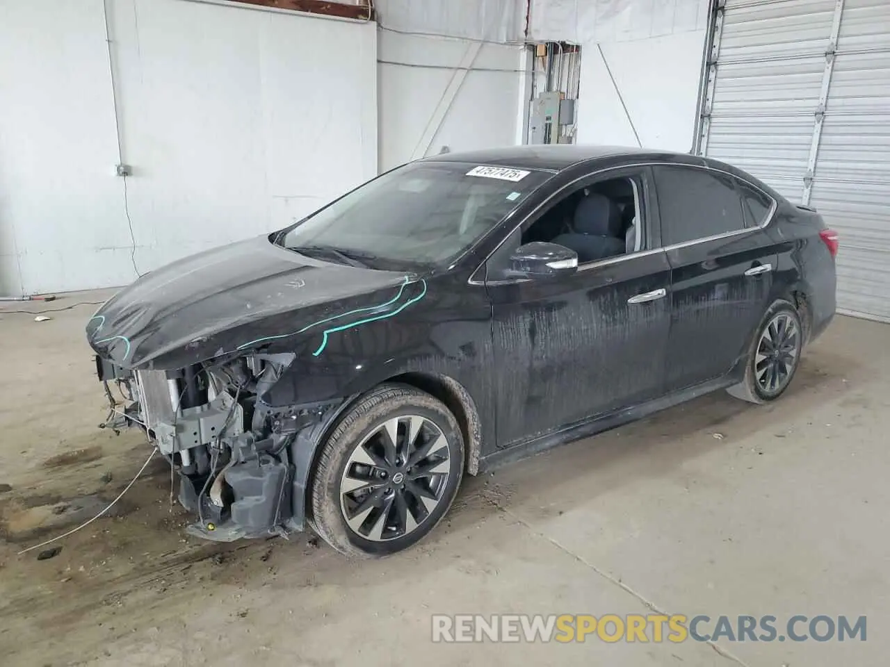 1 Photograph of a damaged car 3N1AB7AP7KY290459 NISSAN SENTRA 2019