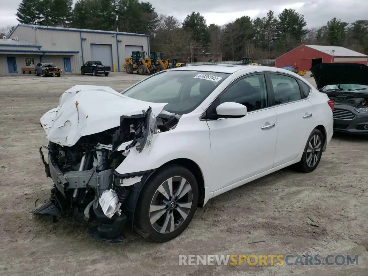 1 Photograph of a damaged car 3N1AB7AP7KY294060 NISSAN SENTRA 2019