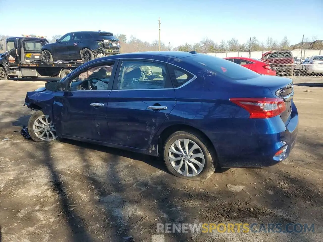 2 Photograph of a damaged car 3N1AB7AP7KY309866 NISSAN SENTRA 2019