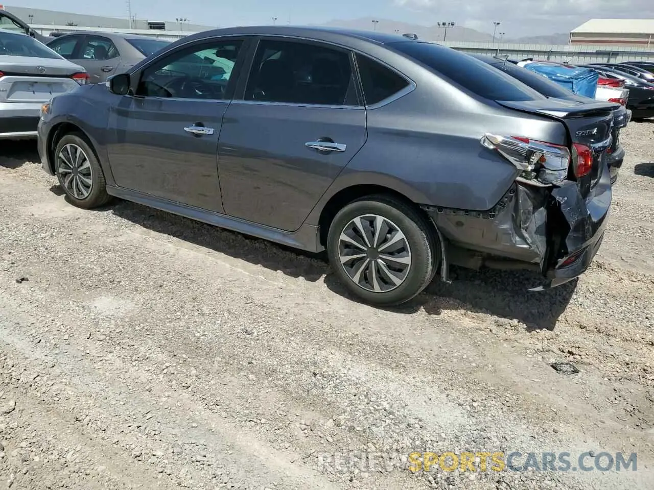 2 Photograph of a damaged car 3N1AB7AP7KY315344 NISSAN SENTRA 2019
