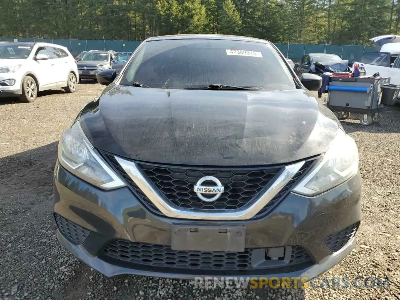 5 Photograph of a damaged car 3N1AB7AP7KY316512 NISSAN SENTRA 2019