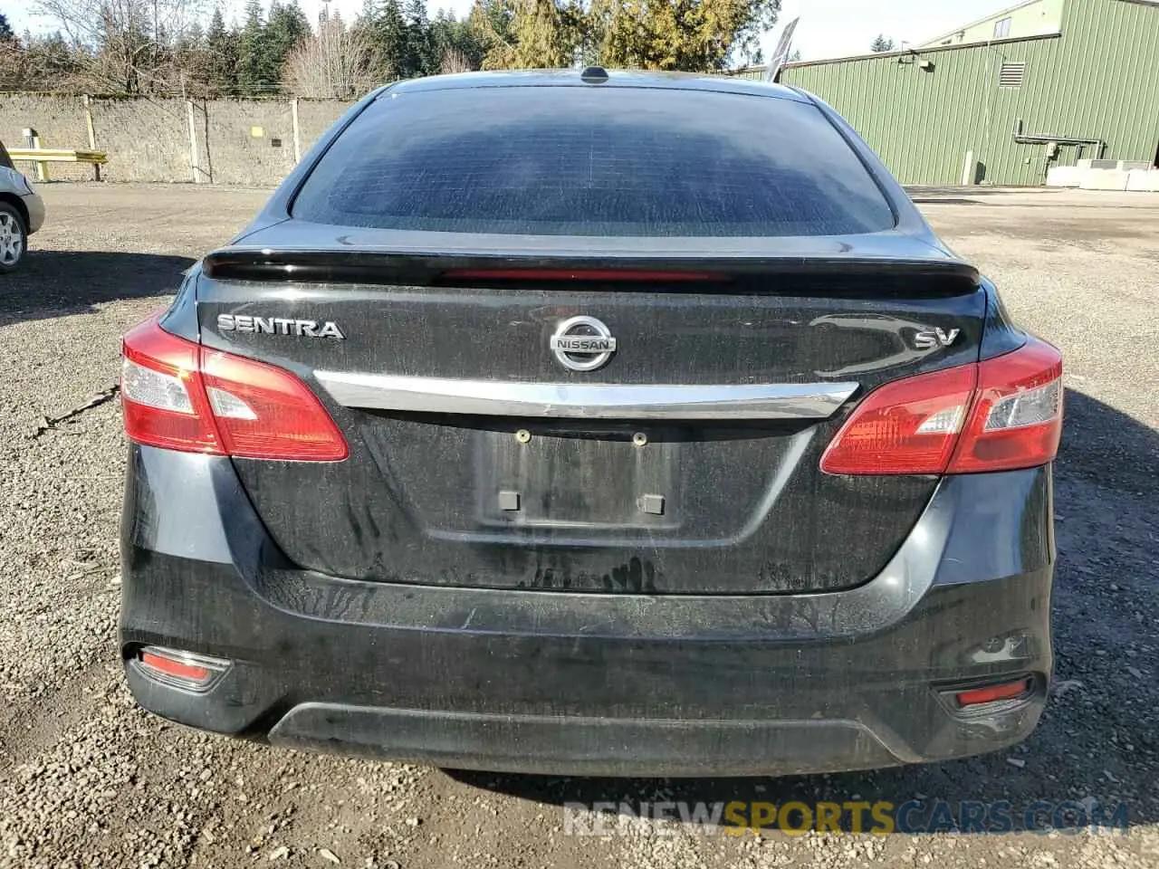 6 Photograph of a damaged car 3N1AB7AP7KY316512 NISSAN SENTRA 2019