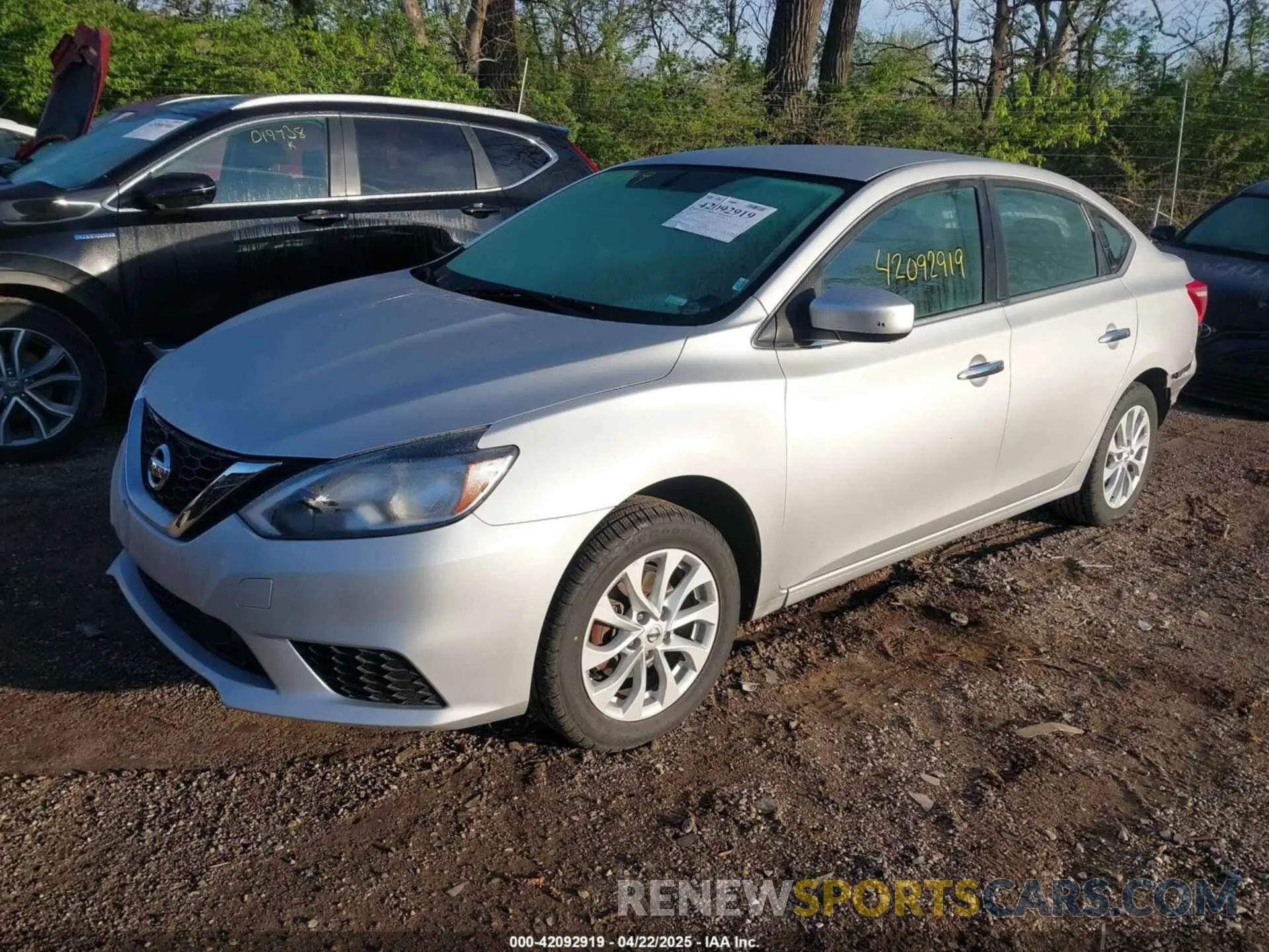 2 Photograph of a damaged car 3N1AB7AP7KY338283 NISSAN SENTRA 2019