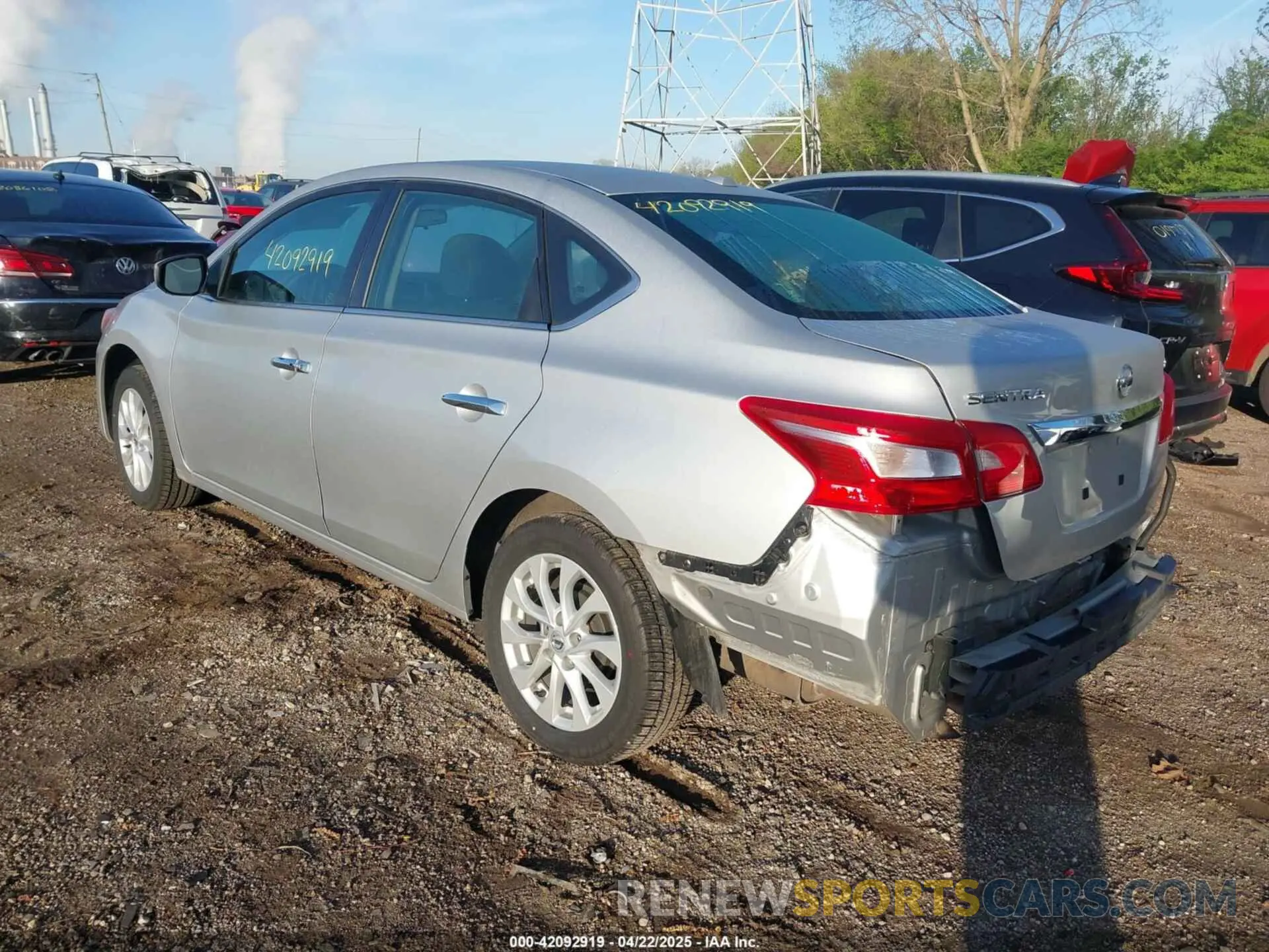 3 Photograph of a damaged car 3N1AB7AP7KY338283 NISSAN SENTRA 2019