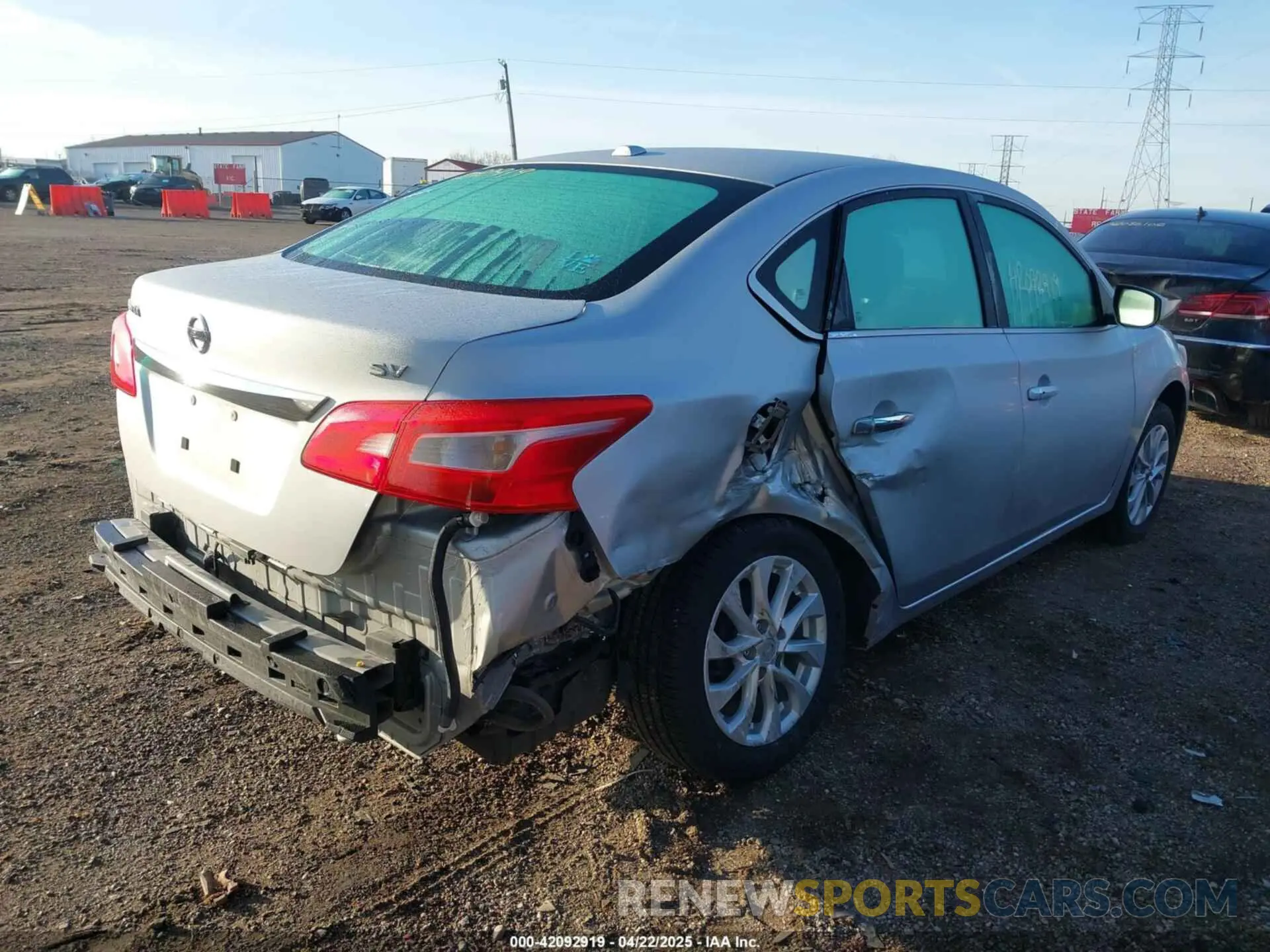 4 Photograph of a damaged car 3N1AB7AP7KY338283 NISSAN SENTRA 2019