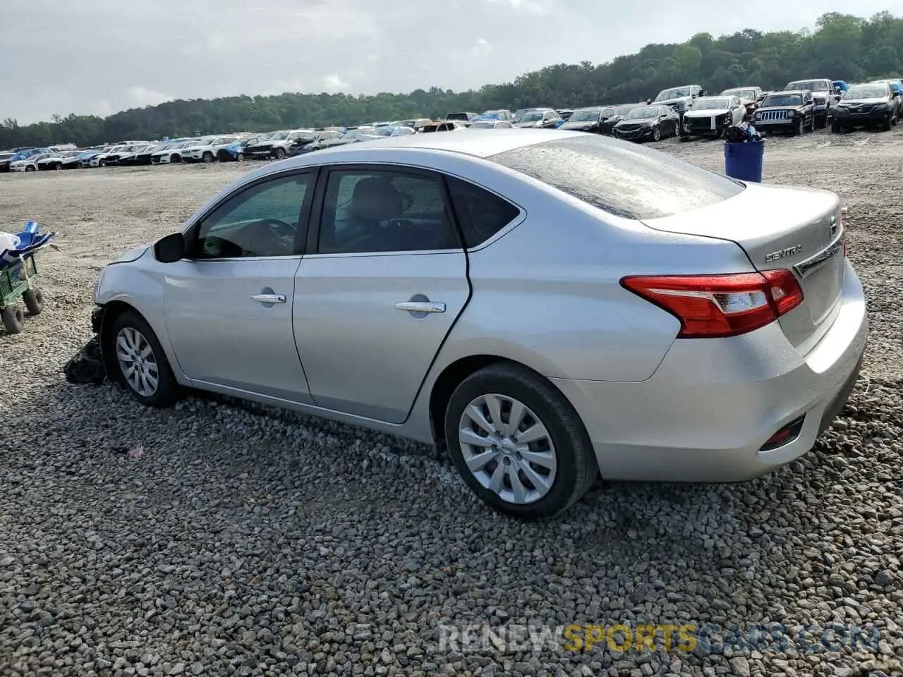 2 Photograph of a damaged car 3N1AB7AP7KY340387 NISSAN SENTRA 2019