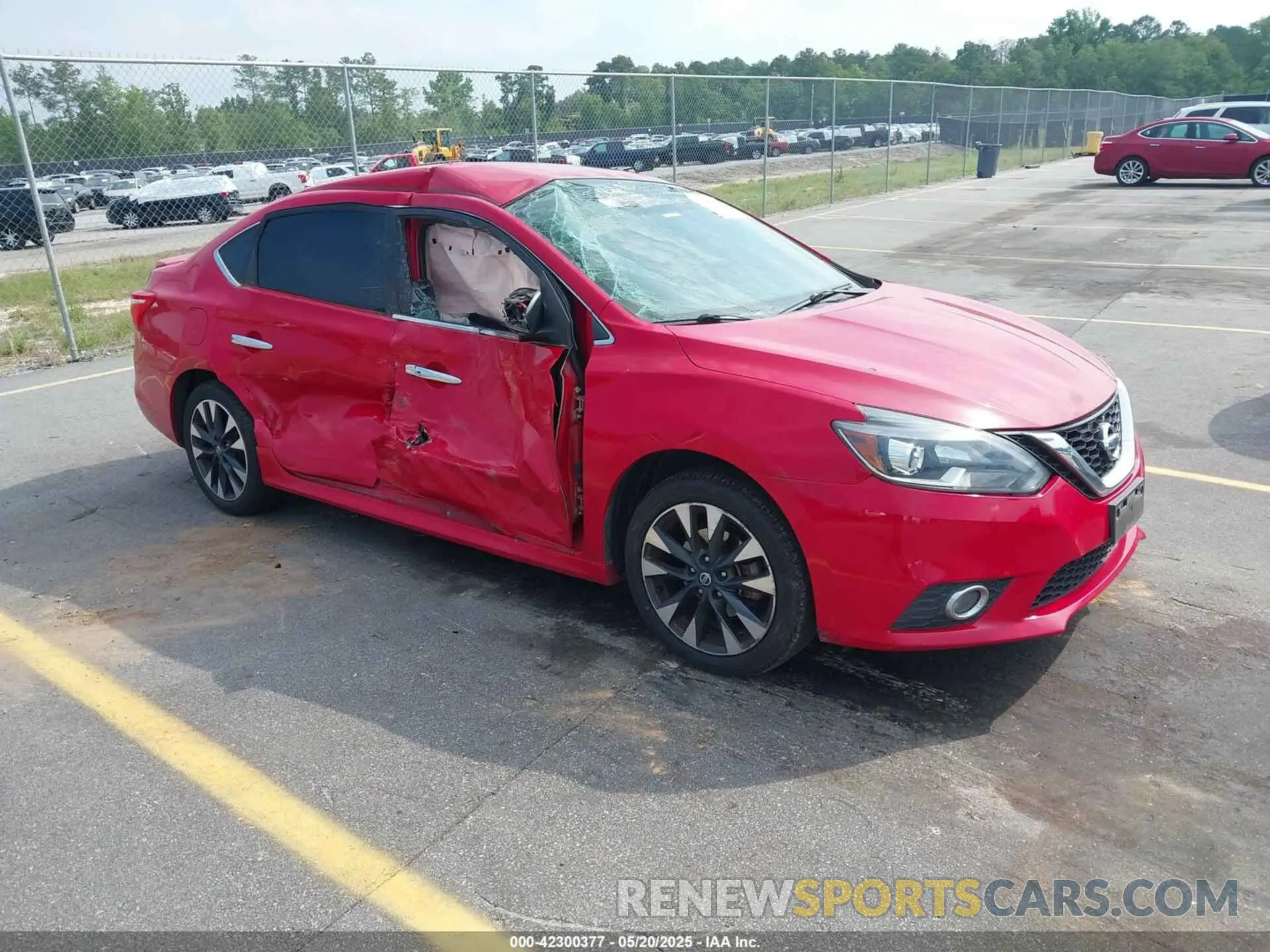 1 Photograph of a damaged car 3N1AB7AP7KY342995 NISSAN SENTRA 2019