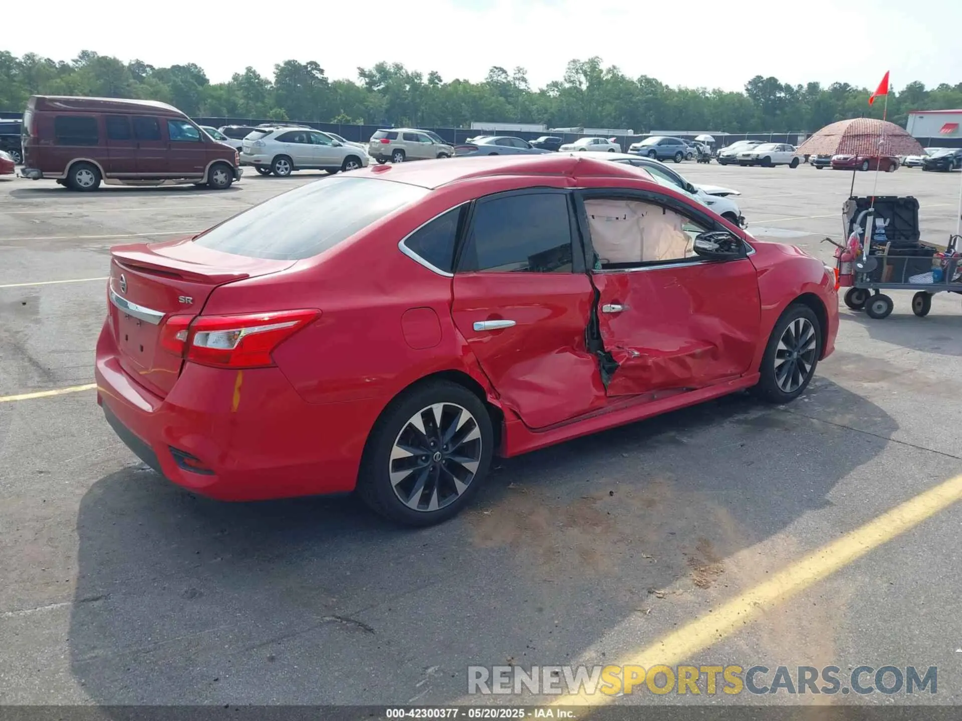 4 Photograph of a damaged car 3N1AB7AP7KY342995 NISSAN SENTRA 2019