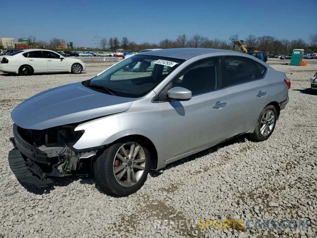 1 Photograph of a damaged car 3N1AB7AP7KY345069 NISSAN SENTRA 2019