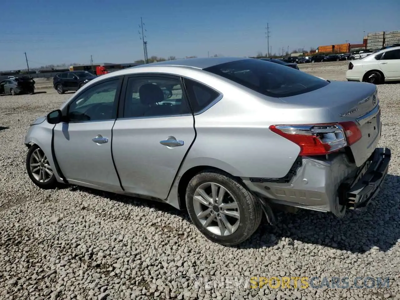 2 Photograph of a damaged car 3N1AB7AP7KY345069 NISSAN SENTRA 2019