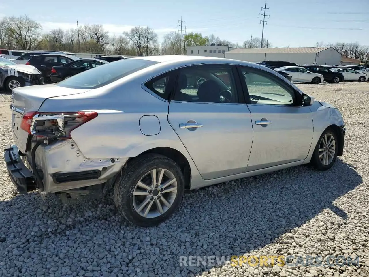 3 Photograph of a damaged car 3N1AB7AP7KY345069 NISSAN SENTRA 2019