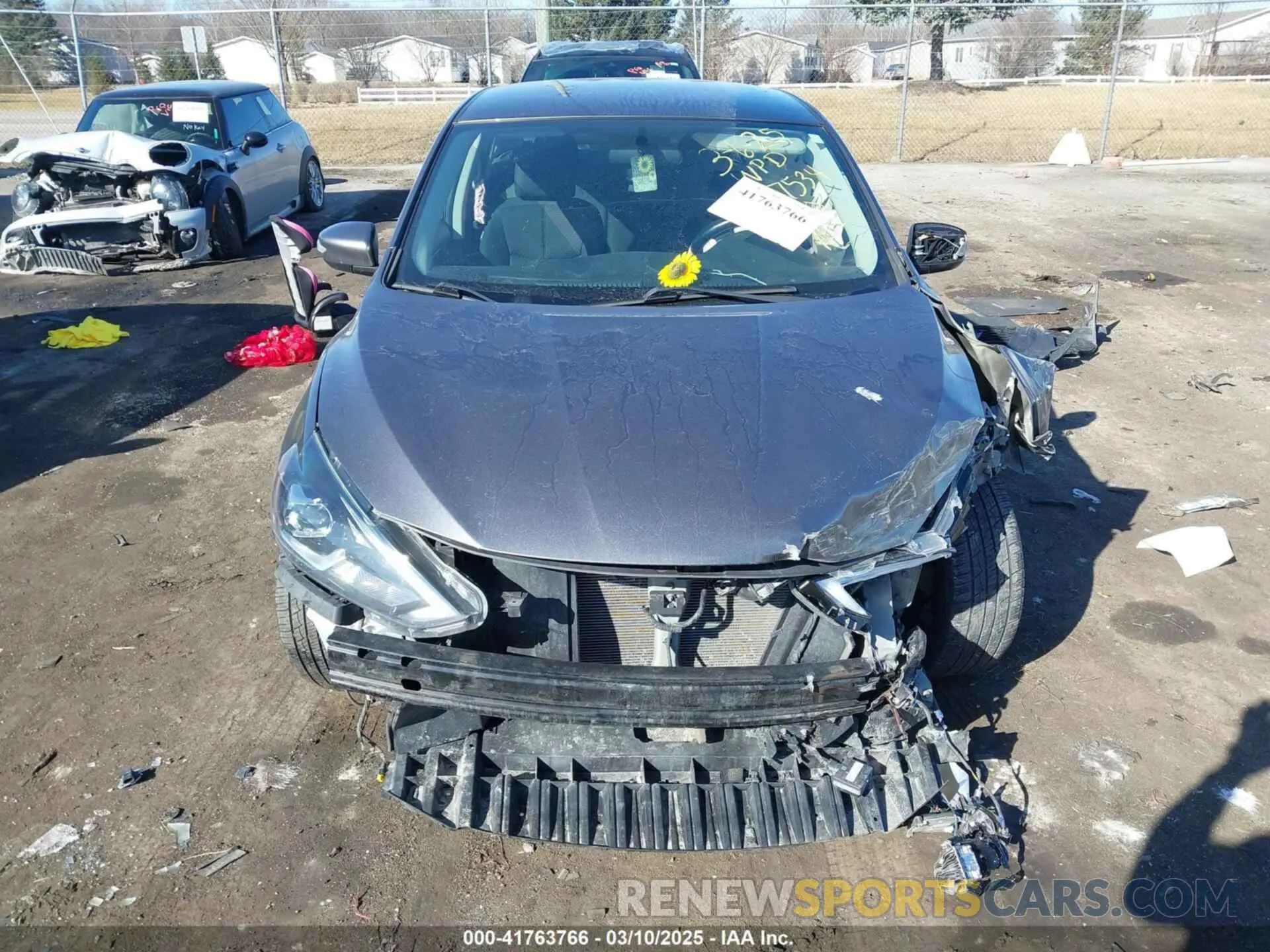 12 Photograph of a damaged car 3N1AB7AP7KY347534 NISSAN SENTRA 2019
