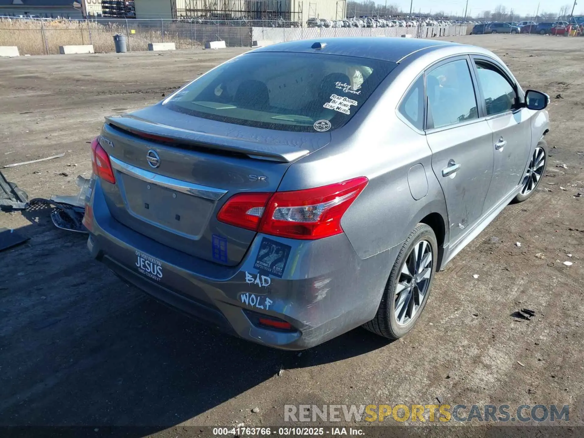 4 Photograph of a damaged car 3N1AB7AP7KY347534 NISSAN SENTRA 2019